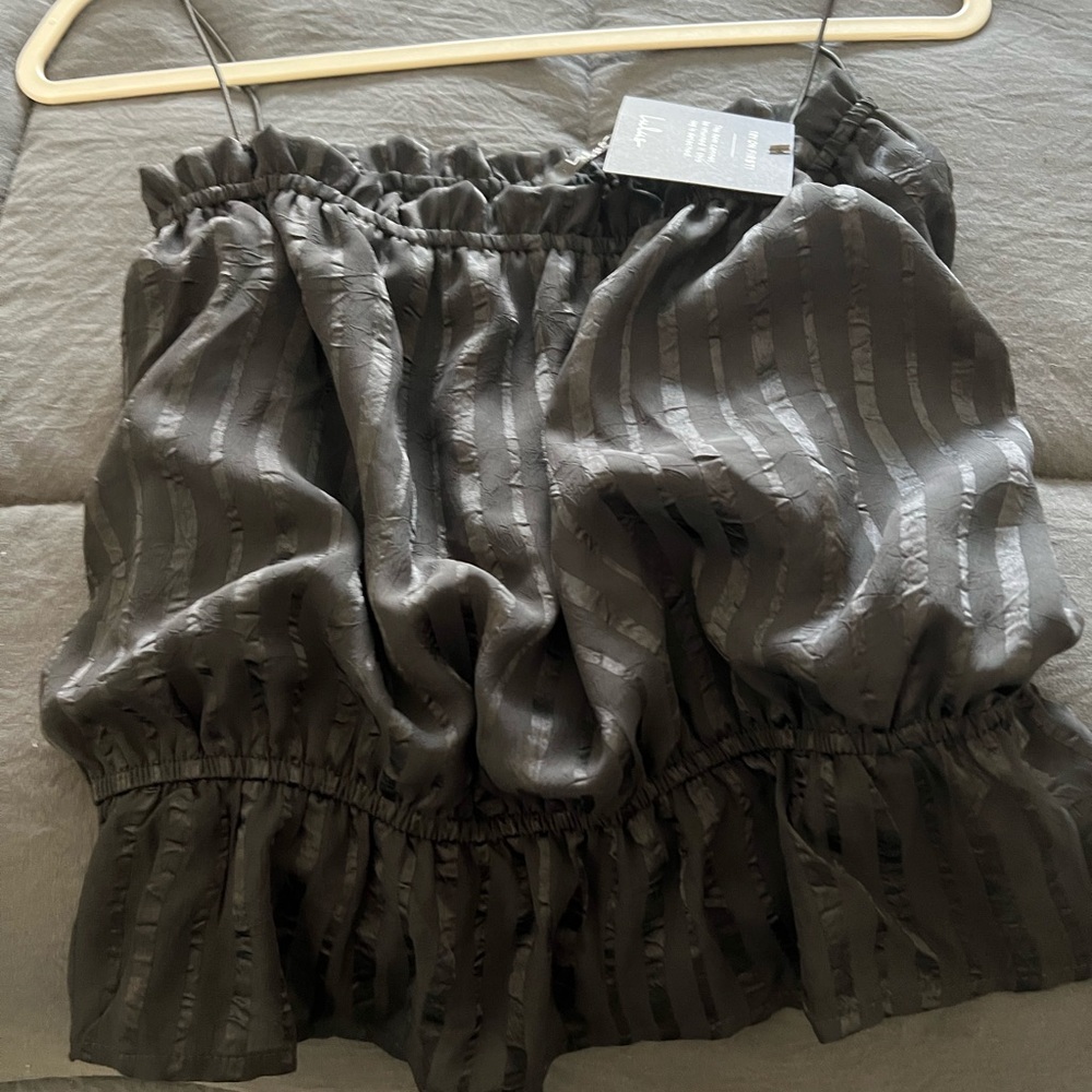 Lulu's Black Textured Top